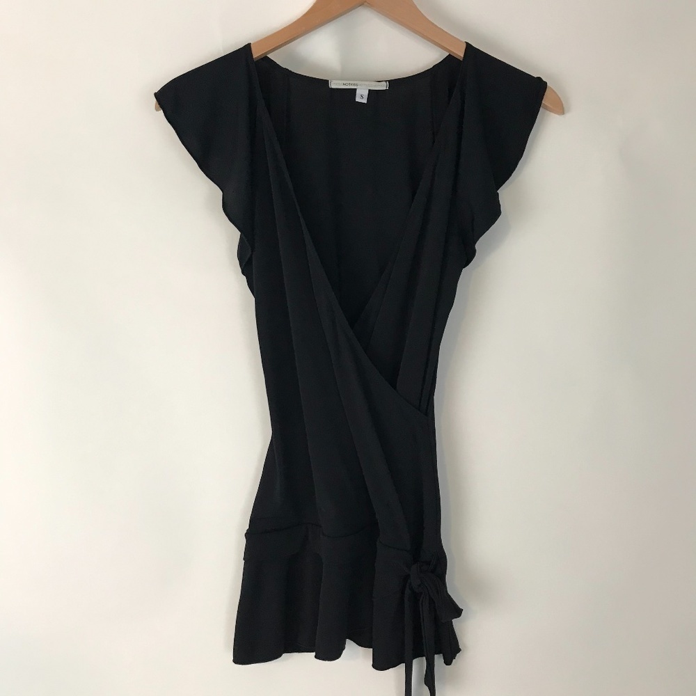 Hot Kiss Faux wrap Top S